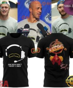 Vancouver Canucks John Garrett Forever a Canuck 2026 Black 3D Shirt, Viral 3D Graphic Tee Vancouver Canucks John Garrett Forever A Canuck 2026 Black 3D Shirt