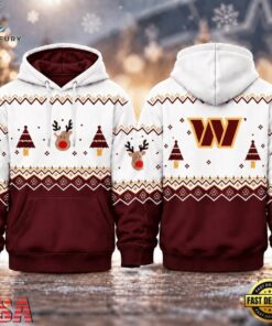 Washington Commanders NFL Christmas Game Day Hoodie Shirt, Sports Fans 3D Shirt Washington Commanders Nfl Christmas Game Day Hoodie Shirt
