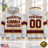 Washington Commanders NFL Varsity Stripe Zip Hoodie, Sports Fans 3D Shirt Washington Commanders Nfl Varsity Stripe Zip Hoodie