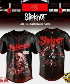 Washington Nationals x Slipknot Stadium Tour Special Edition Jersey Shirt, Hot Baseball Jersey Washington Nationals X Slipknot Stadium Tour Special Edition Jersey Shirt