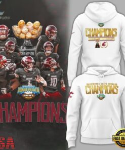 Washington State Cougars Famous Idaho Potato Bowl Champions Hoodie, Viral 3D Graphic Tee Washington State Cougars Famous Idaho Potato Bowl Champions Hoodie