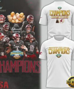 Washington State Cougars Famous Idaho Potato Bowl Champions T Shirt, Viral 3D Graphic Tee Washington State Cougars Famous Idaho Potato Bowl Champions T Shirt