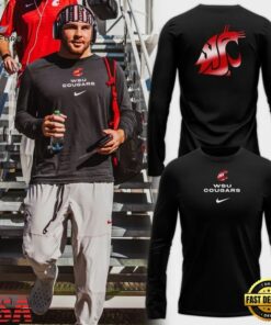 Washington State Football 2026 New Uniform Long Sleeve Shirt, Viral 3D Graphic Tee Washington State Football 2026 New Uniform Long Sleeve Shirt