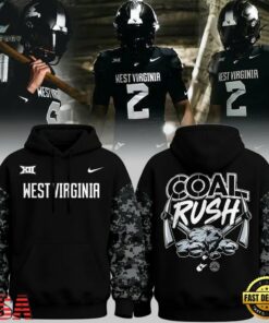 West Virginia Mountaineers Football Coal Rush Uniform Exclusive Hoodie, Viral 3D Graphic Tee West Virginia Mountaineers Football Coal Rush Uniform Exclusive Hoodie