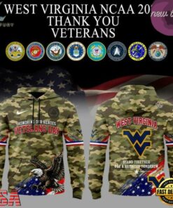 West Virginia Mountaineers Veterans Day 2026 Hoodie, Viral 3D Graphic Tee West Virginia Mountaineers Veterans Day 2026 Hoodie