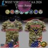 West Virginia Veterans Day Honoring Our Heroes 2026 T Shirt, Viral 3D Graphic Tee West Virginia Veterans Day Honoring Our Heroes 2026 T Shirt