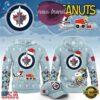 Winnipeg Jets x Peanuts 2026 Christmas Limited Edition Hoodie, Viral 3D Graphic Tee Winnipeg Jets X Peanuts 2026 Christmas Limited Edition Hoodie