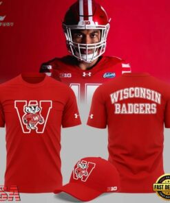 Wisconsin Badgers Football ThrowBack 2026 Limited Edition T Shirt, Viral 3D Graphic Tee Wisconsin Badgers Football Throwback 2026 Limited Edition T Shirt