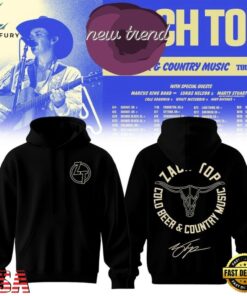 Zach Top Cold Beer Country Music Tour 2026 Signature Hoodie, Trending Music 3D Tee Zach Top Cold Beer Country Music Tour 2026 Signature Hoodie
