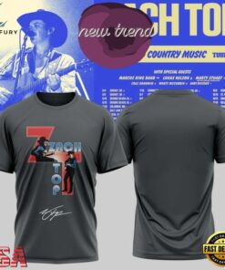 Zach Top Cold Beer Country Music Tour 2026 Signature T Shirt, Trending Music 3D Tee Zach Top Cold Beer Country Music Tour 2026 Signature T Shirt